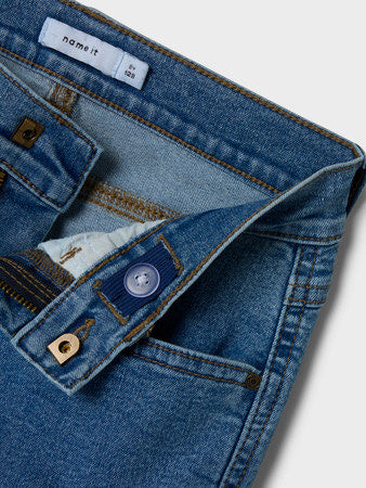 Kids spijkerbroek ROSE Medium Blue Denim Wide Leg Fit