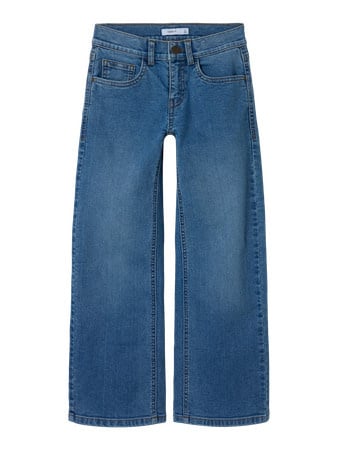 Kids spijkerbroek ROSE Medium Blue Denim Wide Leg Fit