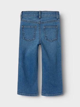 Mini spijkerbroek ROSE WIDE Medium Blue Denim Wide Leg Fit