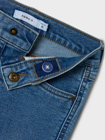 Mini spijkerbroek ROSE WIDE Medium Blue Denim Wide Leg Fit