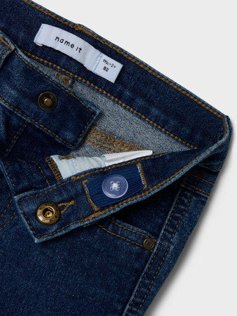 Mini spijkerbroek POLLY Dark Blue Denim Bootcut Fit