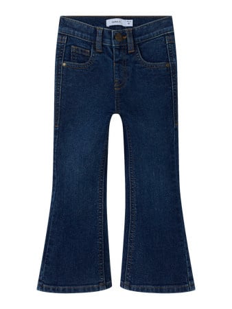 Mini spijkerbroek POLLY Dark Blue Denim Bootcut Fit