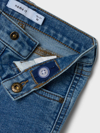 Mini spijkerbroek POLLY Medium Blue Denim Bootcut Fit