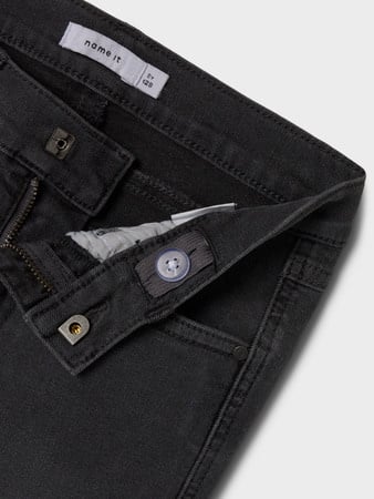 Kinderjeans POLLY Dunkelgrauer Denim Bootcut Fit