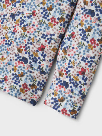 Mini Langarmshirt KYLA Weiß Slim Fit