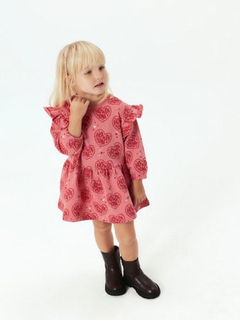 Mini jurk KEA Pink Standard Fit