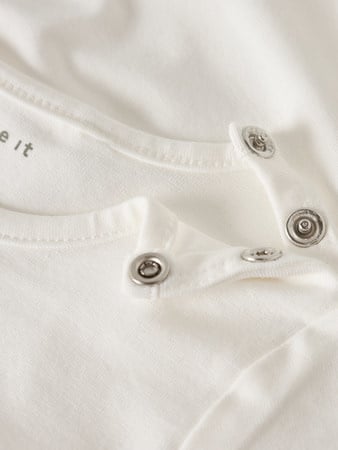 Baby Langarmshirt KINDA Weiß Regular Fit