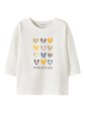 Baby Langarmshirt KINDA Weiß Regular Fit