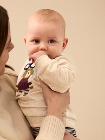 Baby trui KIDDY White Regular Fit