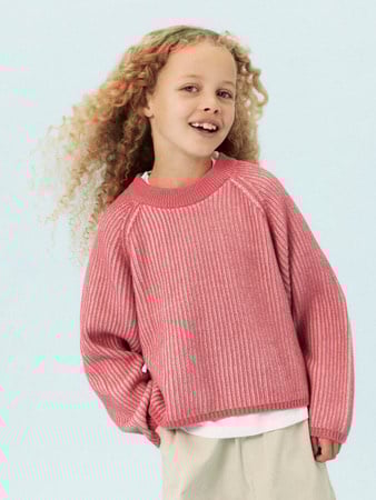 Kids trui KAREN Pink Regular Fit