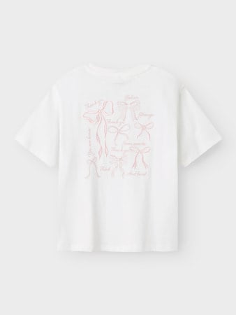 Kids T - shirt KATALIN White Regular Fit