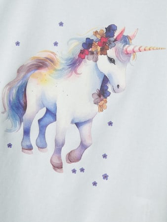 Mini longsleeve KRULLE Turquoise Standard Fit