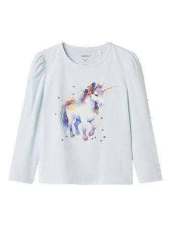 Mini longsleeve KRULLE Turquoise Standard Fit