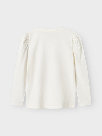 Mini Langarmshirt KRULLE Weiß Standard Passform