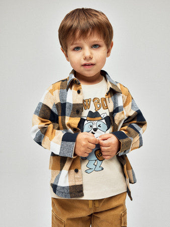 Mini blouse KEVIN Blue Regular Fit