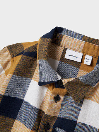 Mini blouse KEVIN Blue Regular Fit