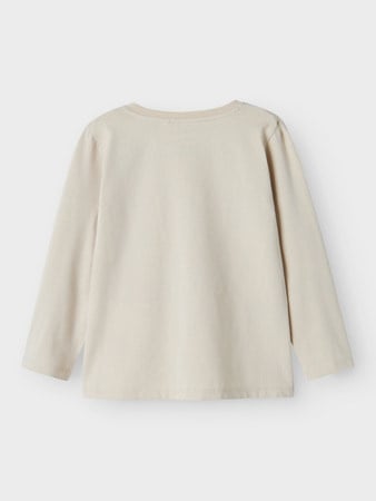 Mini Langarmshirt KNUD Weiß Regular Fit