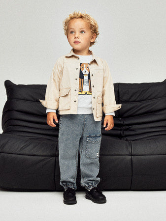 Mini trui KAMDEN Grey Regular Fit