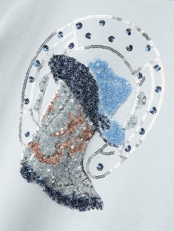 Kids trui KECIA Turquoise Regular Fit