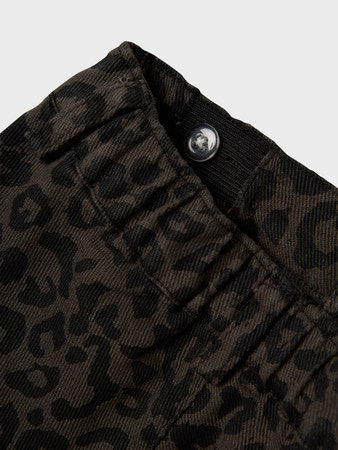 Mini broek BELLA WIDE LEO Grey Baggy Fit