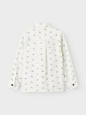 Mini blouse LEIF White Regular Fit