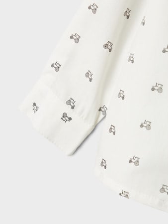 Mini blouse LEIF White Regular Fit