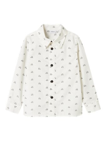 Mini blouse LEIF White Regular Fit