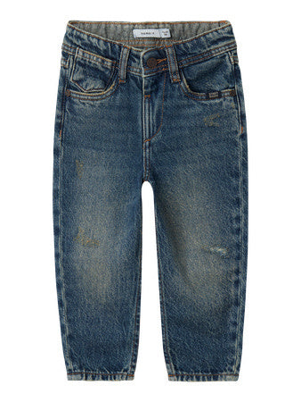 Mini spijkerbroek SILAS Vintage Medium Blue Denim Slim Tapered Fit