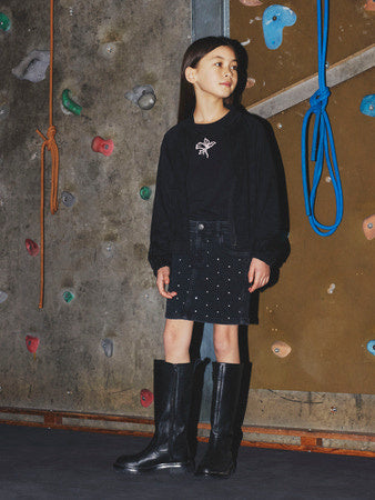 Kinderrock NAOMI DNM RHINESTONE Schwarz