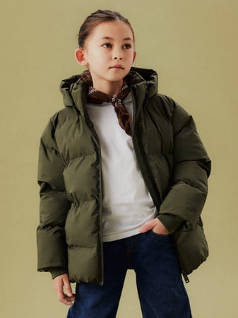 Kids winterjas MUSK PUFFER Green