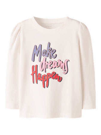 Mini Langarmshirt KALESJA Coconut Milk Regular Fit