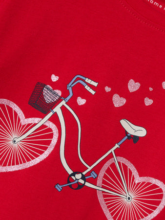 Mini longsleeve KALESJA Tomato Regular Fit