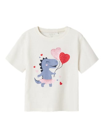 Mini T - shirt KATINKA Coconut Milk Regular Fit
