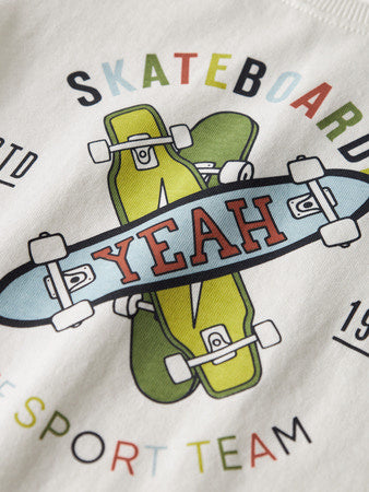 Mini T - shirt KARLTON Coconut Milk Regular Fit