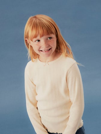 Kids longsleeve NOLEA Parchment Slim Fit