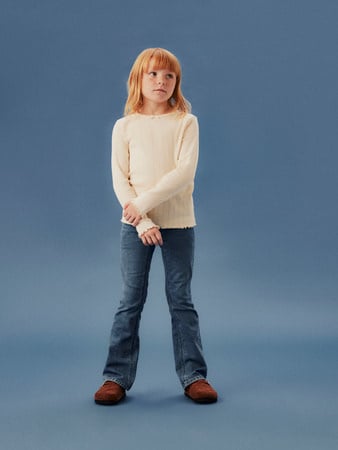 Kids longsleeve NOLEA Parchment Slim Fit