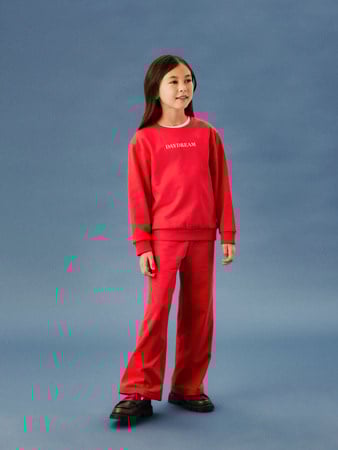 Kids broek NORIANA Tomato Wide Leg Fit