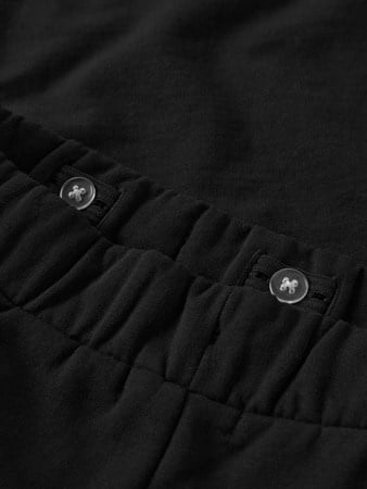 Kids broek NORIANA Black Wide Leg Fit