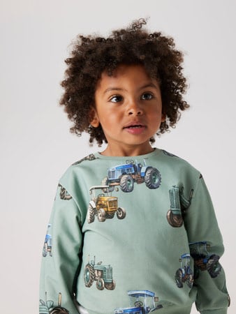 Mini trui LUDVIG Green Regular Fit