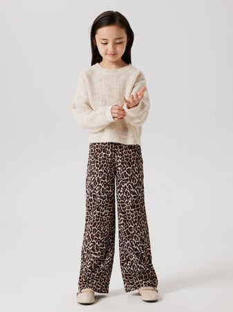 Kids broek LOTTA White Wide Leg Fit