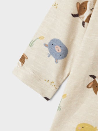 Babystrampler LARM Weiß