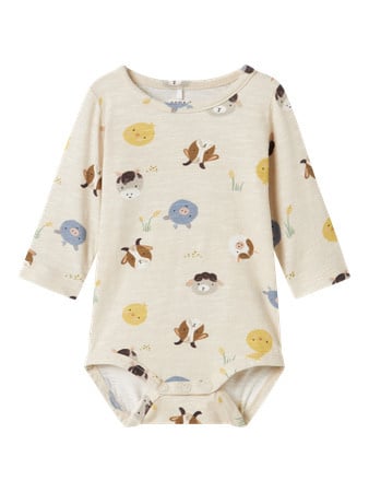 Babystrampler LARM Weiß