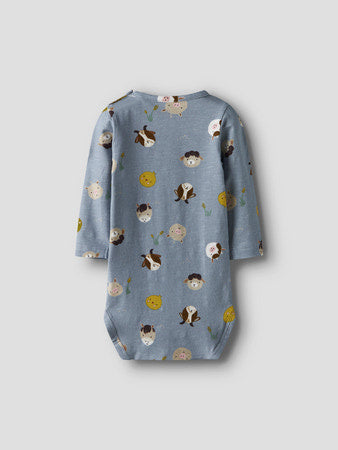 Babystrampler LARM Blau