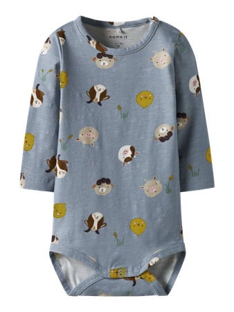 Babystrampler LARM Blau