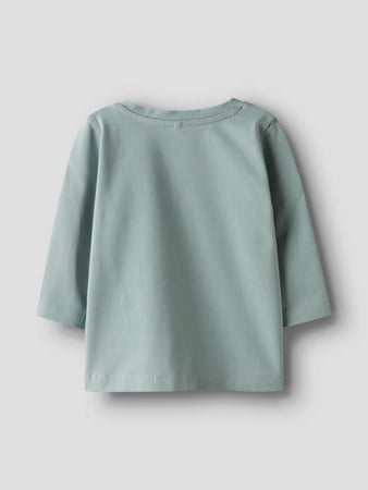 Baby Langarmshirt LANG Grün Regular Fit