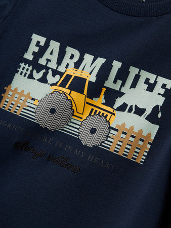 Mini longsleeve LACTOR Blue Regular Fit