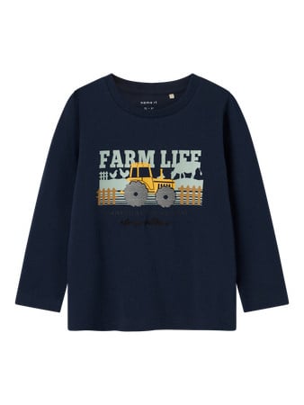 Mini longsleeve LACTOR Blue Regular Fit