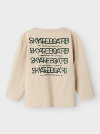 Mini longsleeve LORCAN White Regular Fit