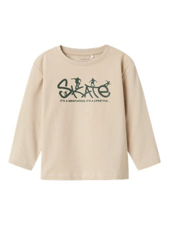 Mini longsleeve LORCAN White Regular Fit