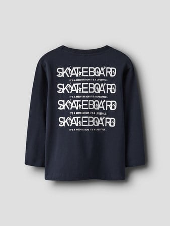 Mini longsleeve LORCAN Blue Regular Fit